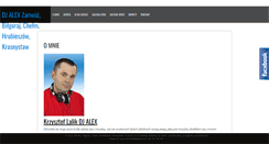 Desktop Screenshot of djalex.com.pl