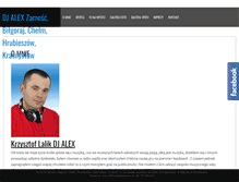 Tablet Screenshot of djalex.com.pl